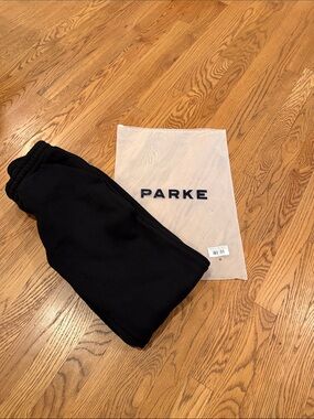 Parke Black Unisex Black Sweatpants